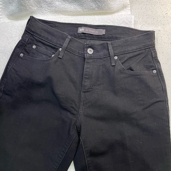 Levi's Denim - Levi’s 505 Straight Leg Black Jean- size 4